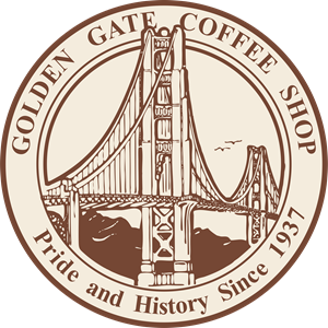 Golden Gate Coffee Shop Logo ,Logo , icon , SVG Golden Gate Coffee Shop Logo