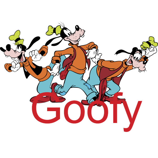 Goofy ,Logo , icon , SVG Goofy