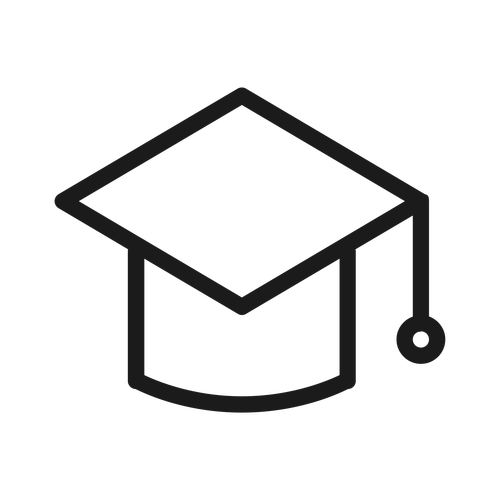 graduation cap ,Logo , icon , SVG graduation cap