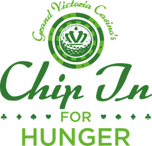 Grand Victoria Casino Chip In for Hunger Logo