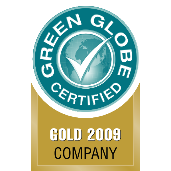 Green Globe GOLD 2009 COMPANY Logo