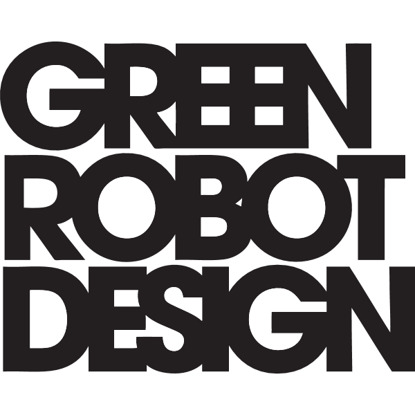 Green Robot Design Logo