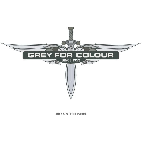 Grey for Colour Logo ,Logo , icon , SVG Grey for Colour Logo