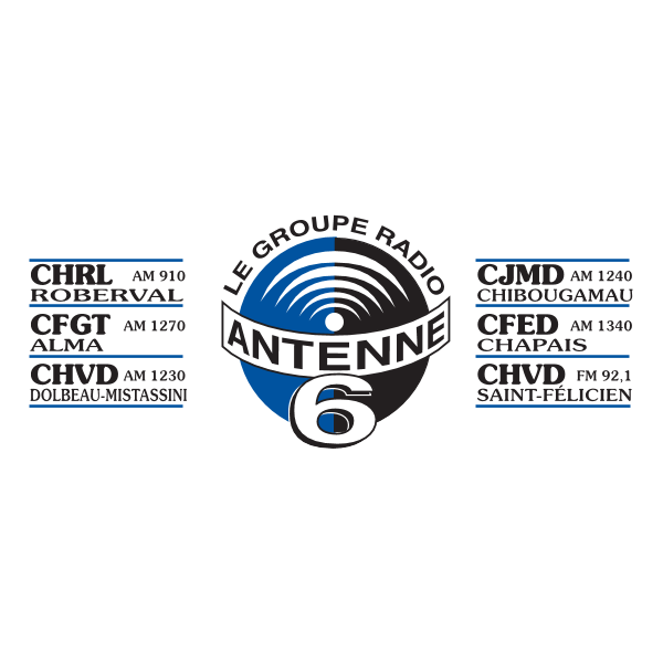 Groupe Radio Antenne 6 Logo ,Logo , icon , SVG Groupe Radio Antenne 6 Logo
