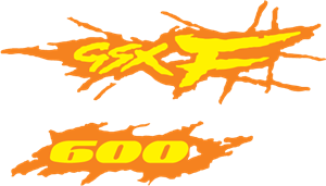 GSX F 600 Logo ,Logo , icon , SVG GSX F 600 Logo