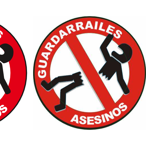 Guardarrailes asesinos Logo ,Logo , icon , SVG Guardarrailes asesinos Logo