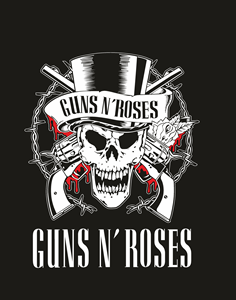 Guns N’ Roses – Calavera – Skull Logo