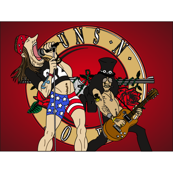 Guns n’ Roses Logo ,Logo , icon , SVG Guns n’ Roses Logo