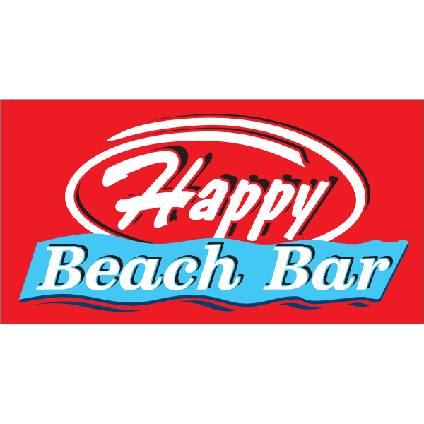 Happy Beach Bar Logo ,Logo , icon , SVG Happy Beach Bar Logo