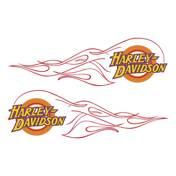 Harley Davidson flame ,Logo , icon , SVG Harley Davidson flame