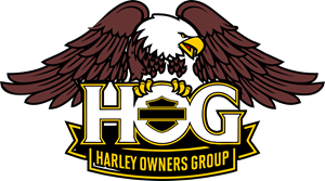 HARLEY DAVIDSON HOG NEW COLORED Logo