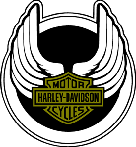 Harley Davidson Wings Logo ,Logo , icon , SVG Harley Davidson Wings Logo