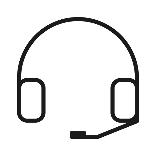 headphones microphone ,Logo , icon , SVG headphones microphone