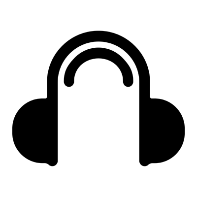 headset ,Logo , icon , SVG headset