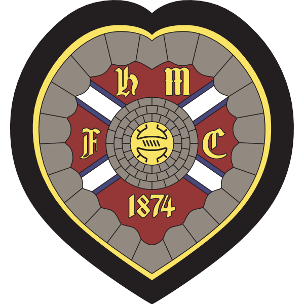 Heart of Midlothian FC Edinburgh (80’s Logo