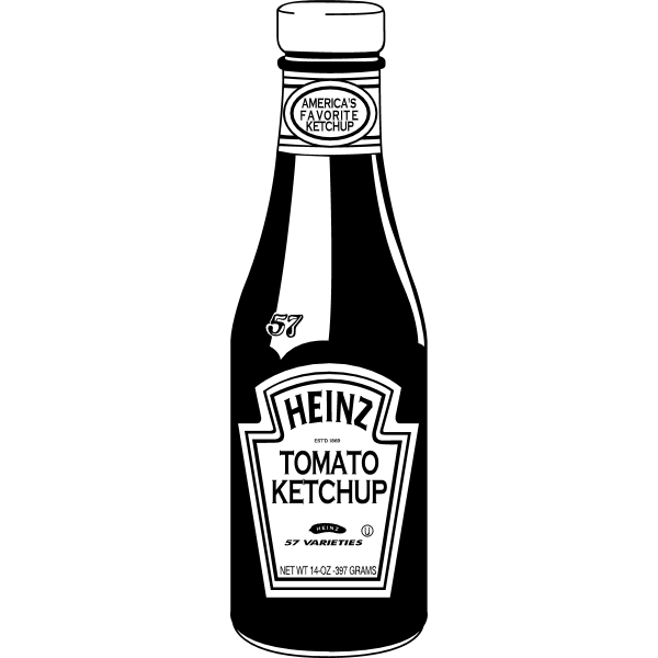 Heinz Ketchup Bottle ,Logo , icon , SVG Heinz Ketchup Bottle
