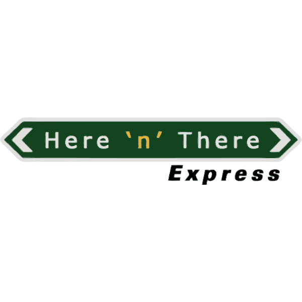 here n there express Logo ,Logo , icon , SVG here n there express Logo