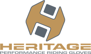 Heritage Performance Riding Gloves Logo