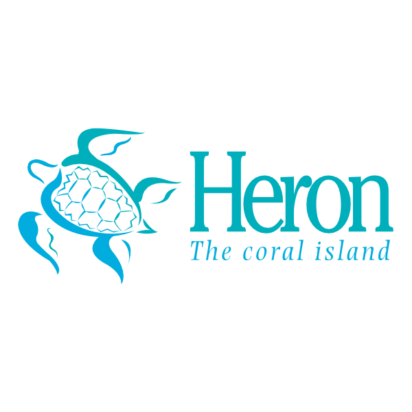 Heron The coral island Logo
