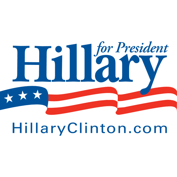 Hillary Clinton for President ,Logo , icon , SVG Hillary Clinton for President