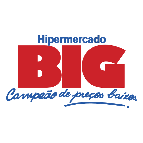 Hipermercado BIG ,Logo , icon , SVG Hipermercado BIG