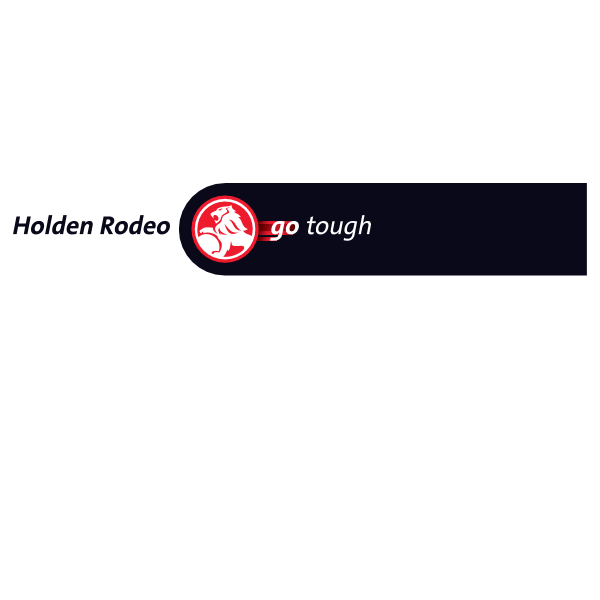 Holden Rodeo GO Tough Logo