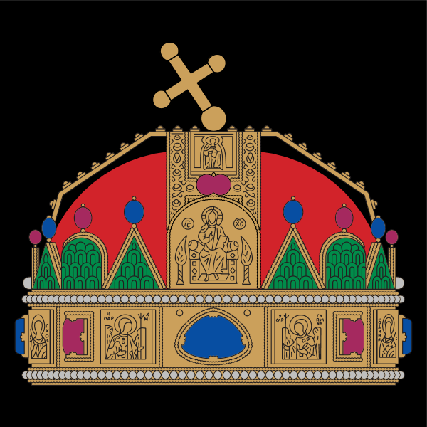 Holy Crown of Hungarian Kingdom Logo ,Logo , icon , SVG Holy Crown of Hungarian Kingdom Logo