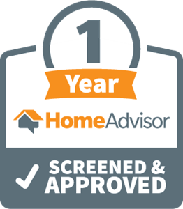HomeAdvisor 1 Year Screened and Approved Logo