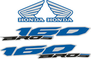 Honda 160 Bros Logo ,Logo , icon , SVG Honda 160 Bros Logo