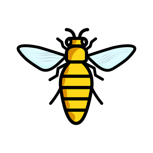 Honey_Bee ,Logo , icon , SVG Honey_Bee