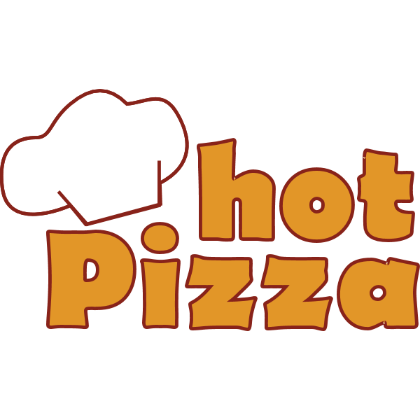 hot pizza Logo