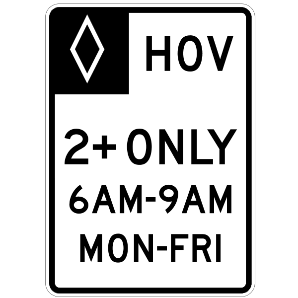 HOV 2  ONLY Logo ,Logo , icon , SVG HOV 2  ONLY Logo