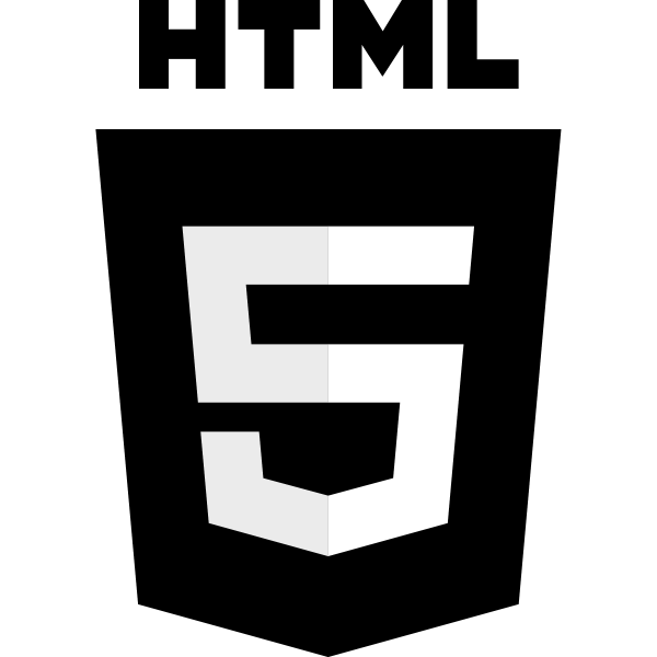 HTML5 ,Logo , icon , SVG HTML5