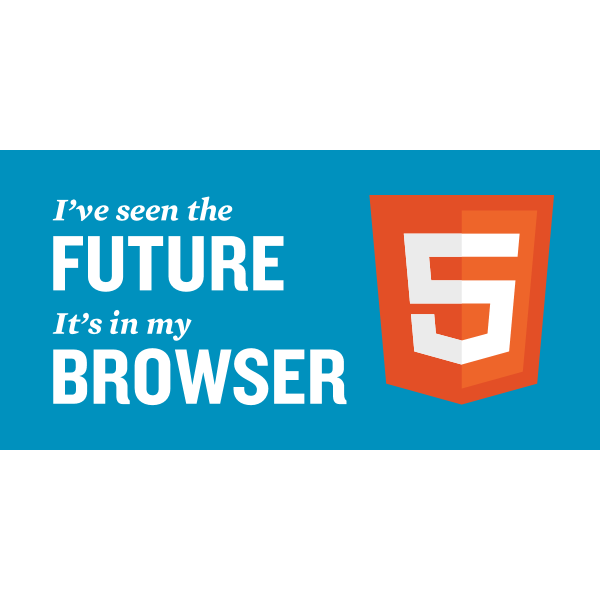 HTML5 sticker with tagline Logo ,Logo , icon , SVG HTML5 sticker with tagline Logo