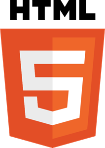 HTML5 with wordmark color Logo ,Logo , icon , SVG HTML5 with wordmark color Logo
