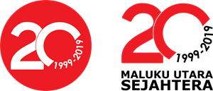 HUT Provinsi Maluku Utara ke 20 Logo