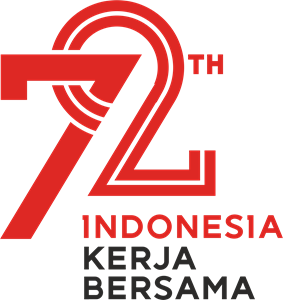 HUT RI KE-72 INDONESIA KERJA BERSAMA Logo ,Logo , icon , SVG HUT RI KE-72 INDONESIA KERJA BERSAMA Logo
