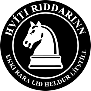 Hviti Riddarinn Mosfellsbaer Logo