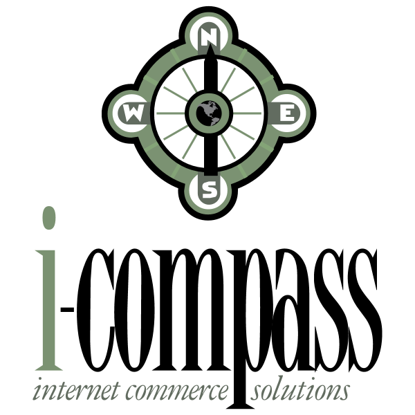 i compass ,Logo , icon , SVG i compass