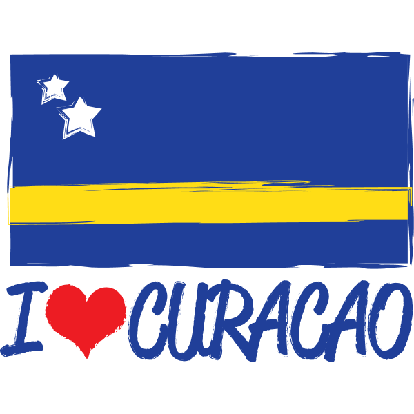 I Love Curacao Logo ,Logo , icon , SVG I Love Curacao Logo