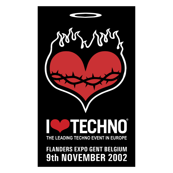 I Love Techno 2002 ,Logo , icon , SVG I Love Techno 2002