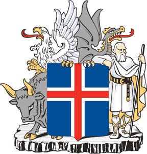 Iceland Coat of arms Logo ,Logo , icon , SVG Iceland Coat of arms Logo