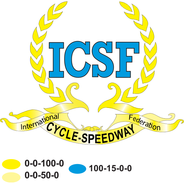 ICSF international federation cycle-speedway Logo ,Logo , icon , SVG ICSF international federation cycle-speedway Logo