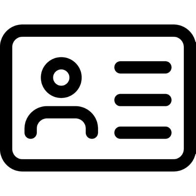 id card ,Logo , icon , SVG id card