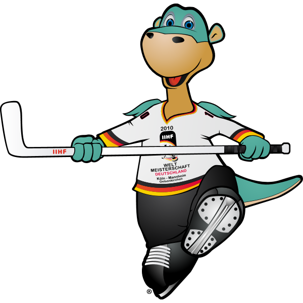 IIHF 2010 World Championship mascot Logo ,Logo , icon , SVG IIHF 2010 World Championship mascot Logo
