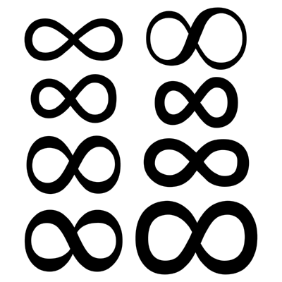 Infinity symbol ,Logo , icon , SVG Infinity symbol