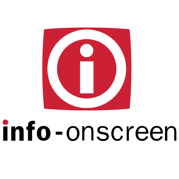 Info Onscreen ,Logo , icon , SVG Info Onscreen