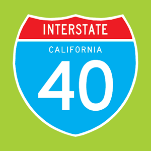 Interstate 40 Logo ,Logo , icon , SVG Interstate 40 Logo