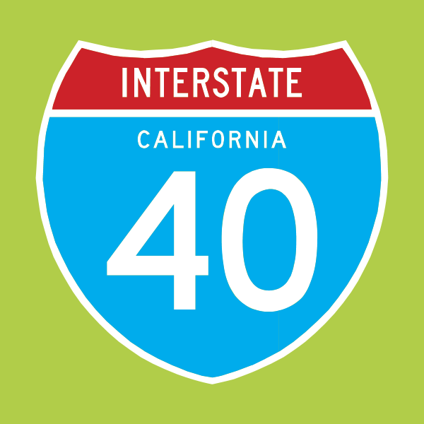 Interstate 40 ,Logo , icon , SVG Interstate 40