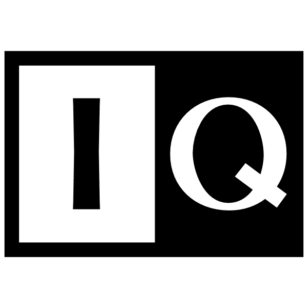 Initial IQ letter linked logo vector template. Swoosh letter IQ logo  design. ~ Clip Art #212781307